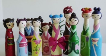 artesanato & reciclagem kokeshi site1